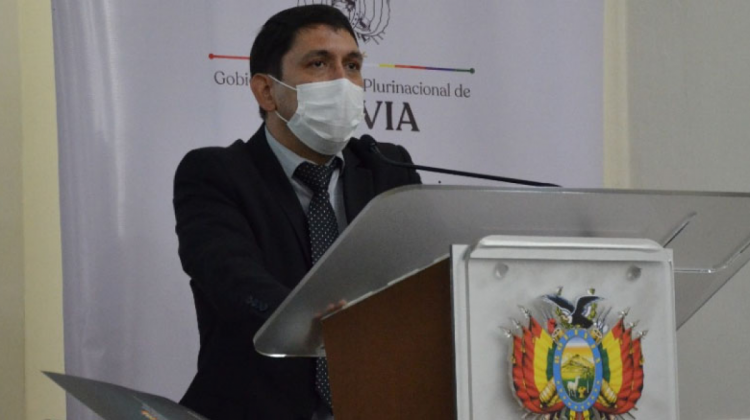 Viceministro de Transparencia Institucional y Lucha contra la Corrupción, Guido Melgar. Foto. captura de pantalla