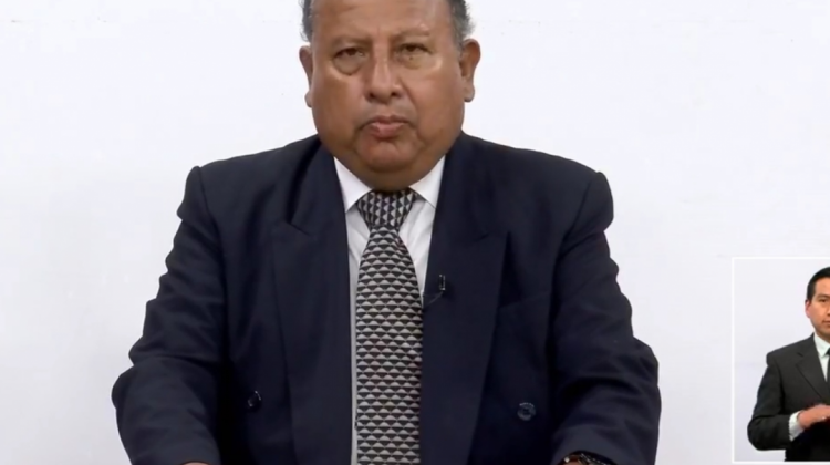 Virgilio Prieto, jefe de la Unidad de Epidemiología. Foto: captura de pantalla