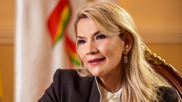 Jeanine Áñez, presidenta de Bolivia. Foto: Archivo/Internet.