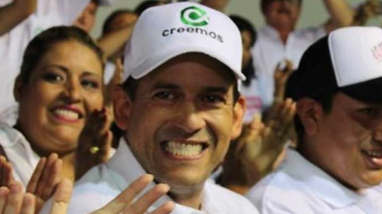 Luis Fernando Camacho, candidato presidencial de la alianza Creemos. Foto: Internet.