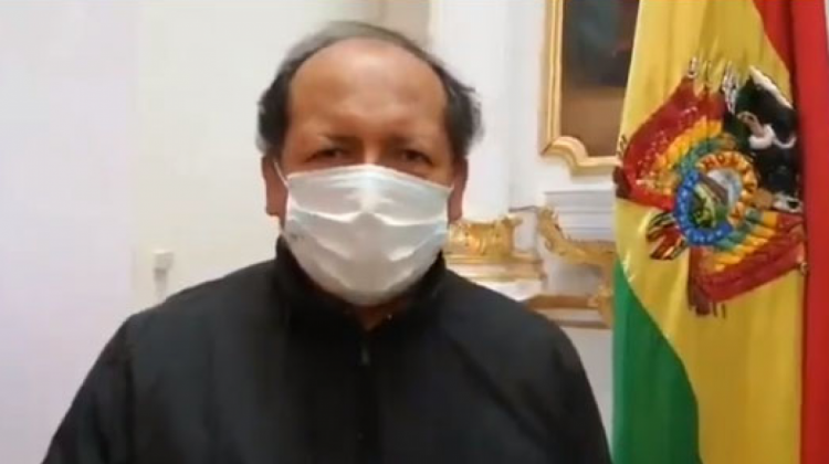 Monseñor Ricardo Centellas. Foto: captura de video