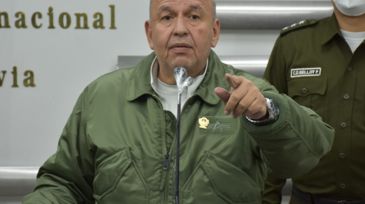 El ministro Arturo Murillo. Foto: Ministerio de Gobierno