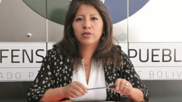 Defensora del Pueblo, Nadia Cruz. Foto: DP