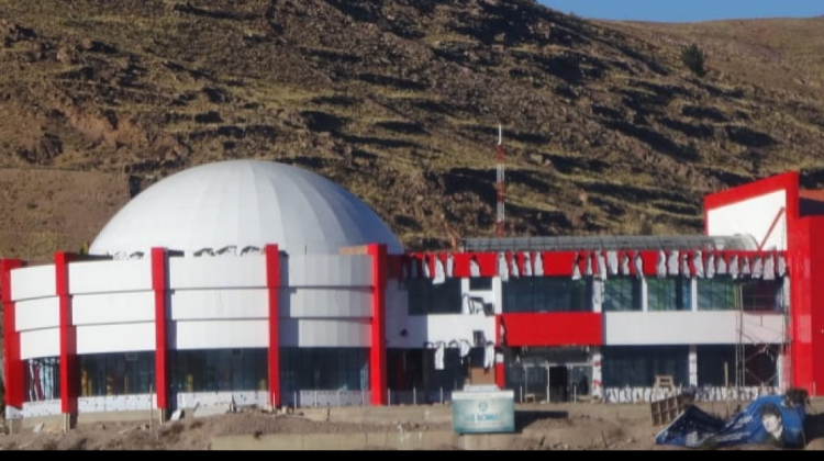 PARY ORCKO: El Centro Educativo Virtual Pary Orcko de Potosí con el domo del planetario más grande de Bolivia