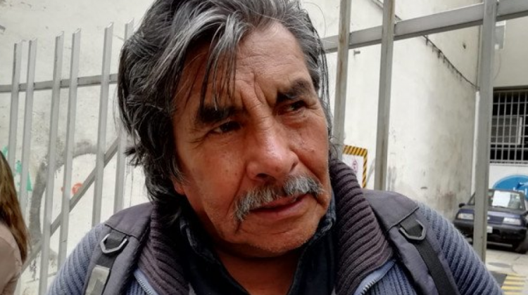 El dirigente campesino Felipe Quispe, "El Mallku". Foto: Erbol