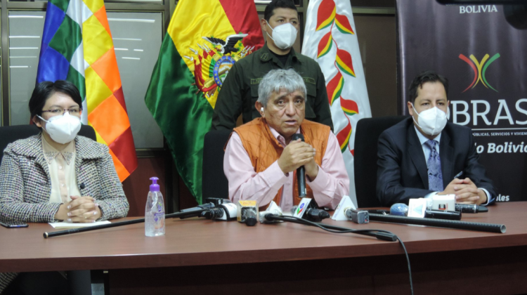 El ministro de Obras Púbicas, Iván Arias. Foto: MOPSV