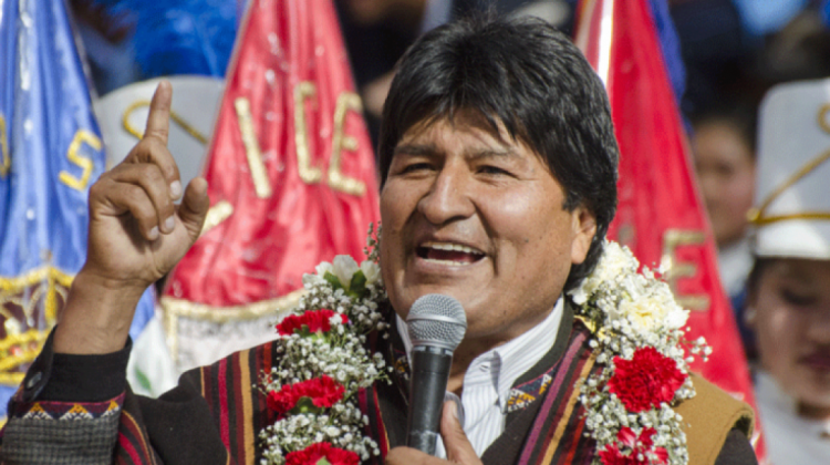 Evo Morales. Foto: archivo/ABI.