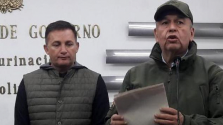 Los ministros Luis Fernando López y Arturo Murillo son investigados por el caso gases lacrimógenos. Foto: archivo/RTP
