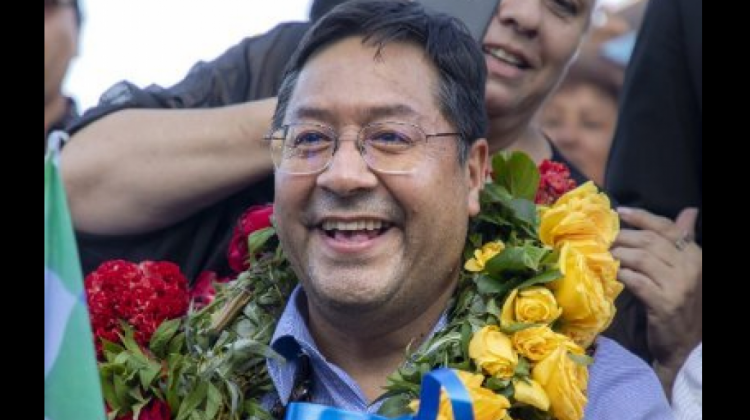 Candidato del MAS, Luis Arce Catacora. Foto: Twitter