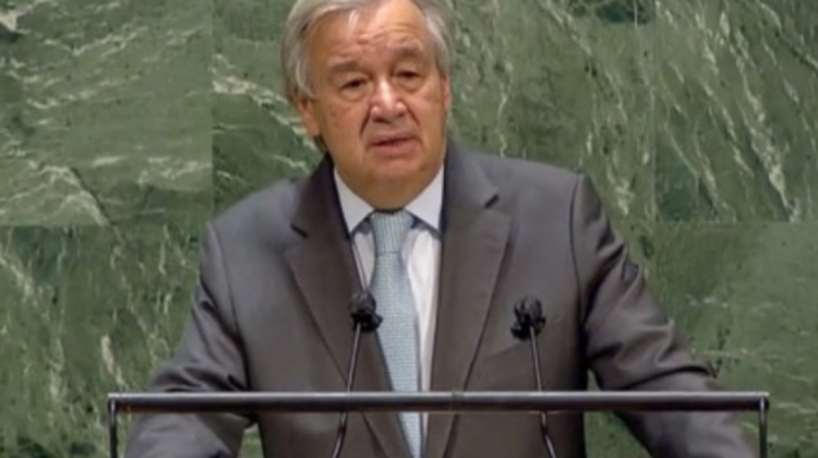 Secretario General de la ONU. Foto. ONU