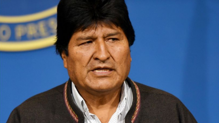 Evo Morales. Foto archivo.