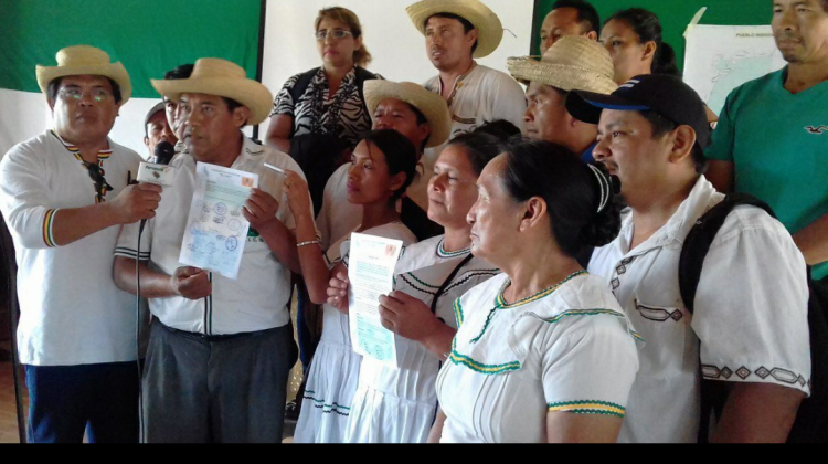 Imagen Ilustrativa. Miembros de la Organización Indígena Chiquitana (OICH). Foto: Facebook OICH