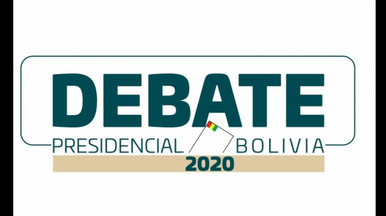 Debate presidencial en la ciudad de La Paz.