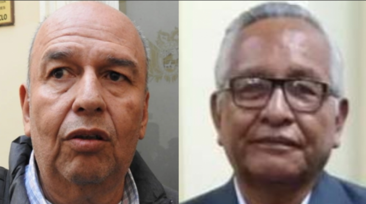 Los ministros Arturo Murillo y Víctor Hugo Cárdenas.