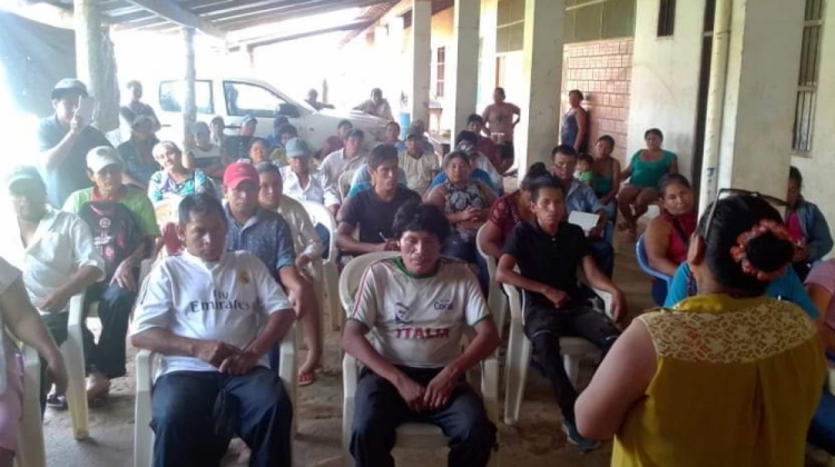 Reunión de corregidores del Territorio Indígena Multiétnico del Beni. Foto. RRSS