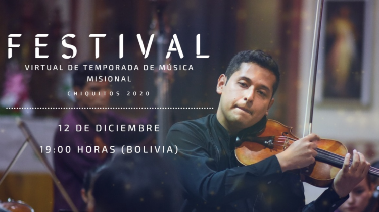 Festival virtual de temporada de música misional Chiquitos Foto: captura