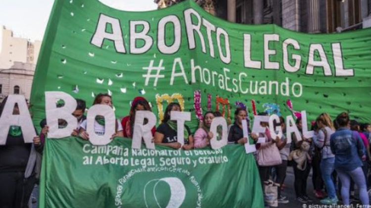 Activistas que exigían la legalización del aborto. Foto:Twitter: AbortoLegal2020