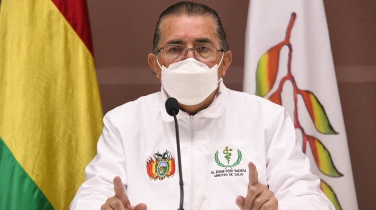 El ministro Edgar Pozo. Foto: Ministerio de Salud