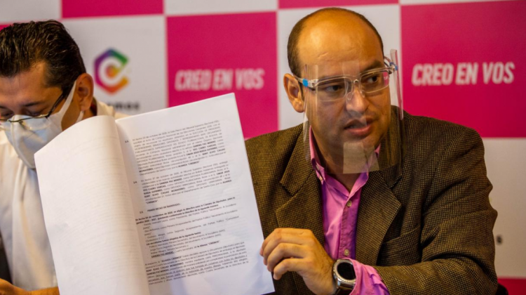 El diputado Erwin Bazán de Creemos. Foto: Creemos