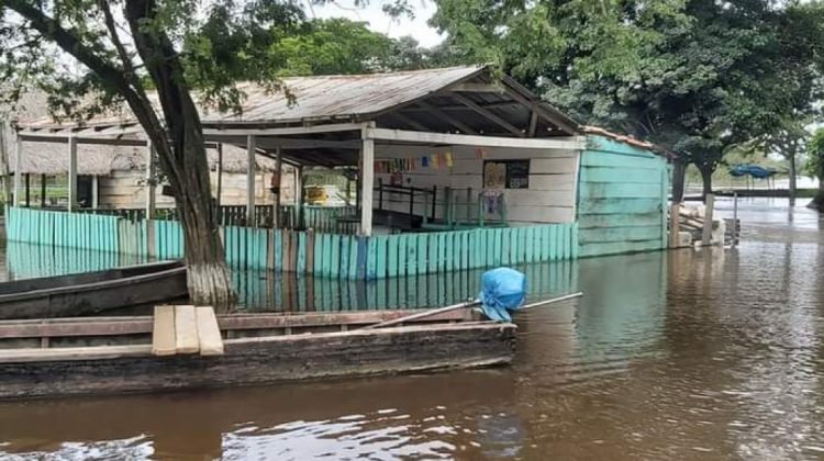 Varias comunidades del Beni quedaron inundadas. Foto: CCI Noticias