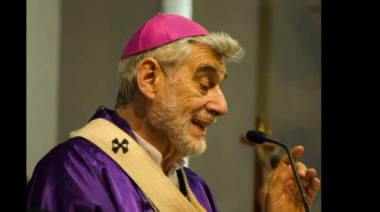 Monseñor Sergio Gualberti, Arzobispo de Santa Cruz. Foto. Iglesia Santa Cruz