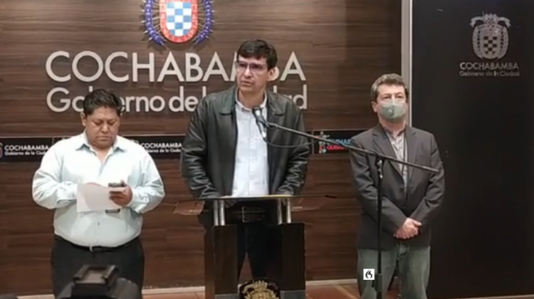 José María Leyes en conferencia de prensa. Foto: Captura de pantalla.