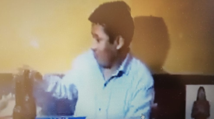 Captura de las imágenes de Bolivisión