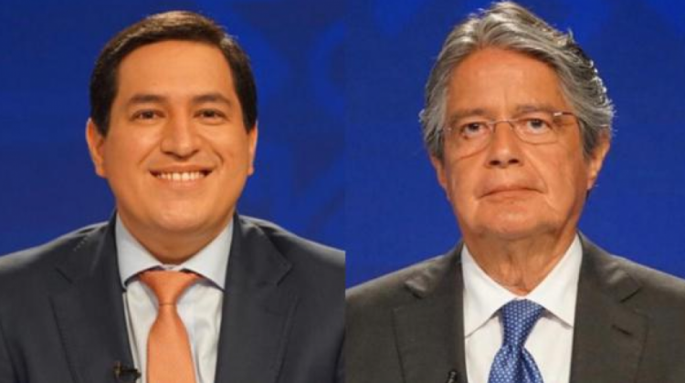 Andrés Arauz y Guillermo Lasso. Foto: El Comercio