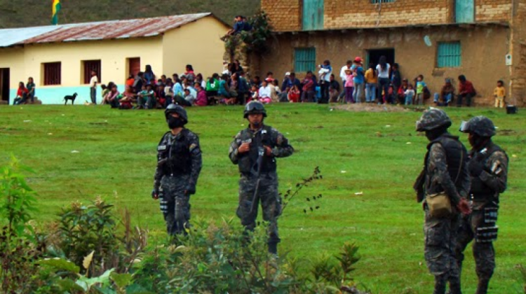 Militares intervienen en Apolo. Foto archivo: Bolivia Informa