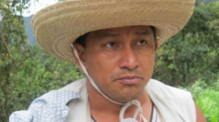 Adolfo Chávez, Coordinador de Relaciones Internacionales de la Coordinadora de las Organizaciones Indígenas de la Cuenca Amazónica (COICA). Foto. Archivo