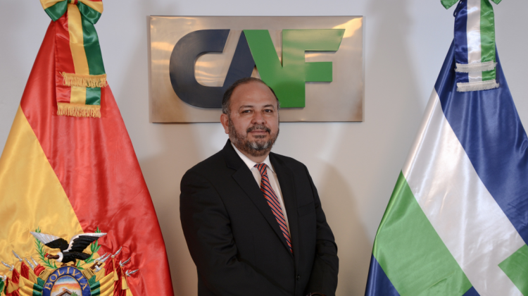 Florentino Fernández, nuevo representante de CAF en Bolivia. Foto: CAF