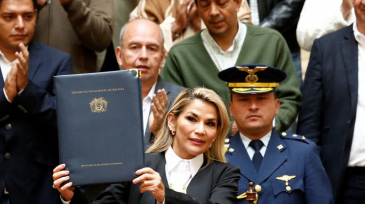 Jeanine Añez, expresidenta de Bolivia. Foto: Archivo/Internet.