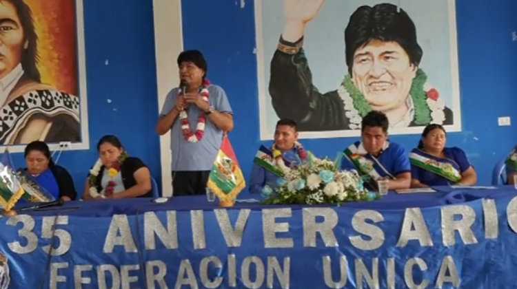 Evo Morales. Foto: Captura de pantalla