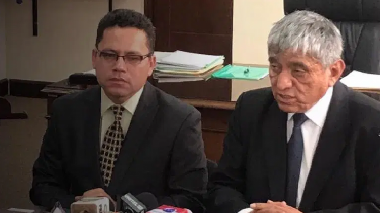 Eddy Luis Franco; Iván Arias. Foto: Ministerio de Obras.