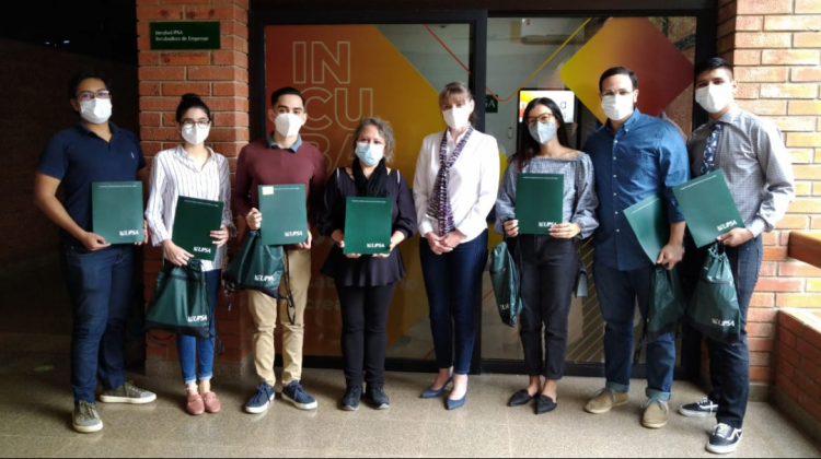 Estudiantes de la Facultad de Ciencias Empresariales de la UPSA. Foto: UPSA