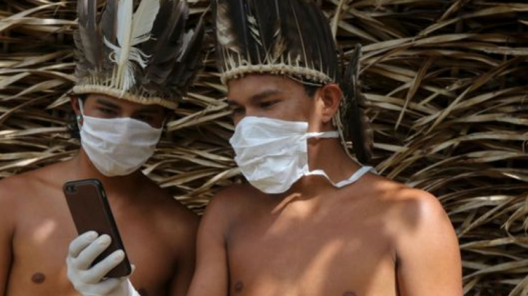 Indígenas de la Amazonía. Foto. RRSS