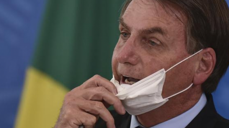 Jair Bolsonaro es cuestionado por sus políticas. Foto. DW