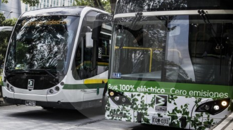 Transporte público eléctrico en Medellín, Colombia. Foto. RRSS