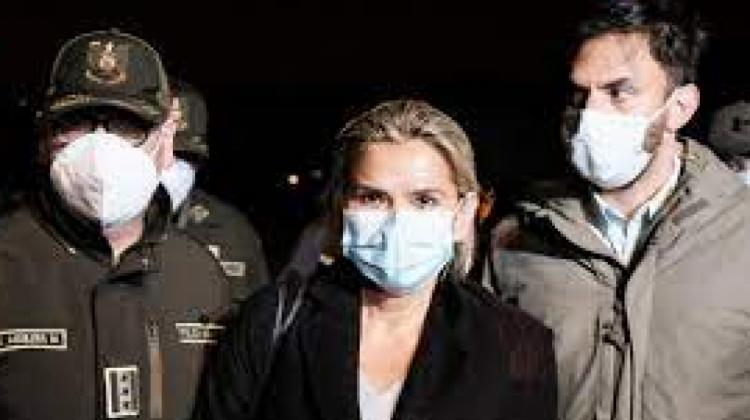 En marzo fue detenida Jeanine Áñez. Foto: Gentileza