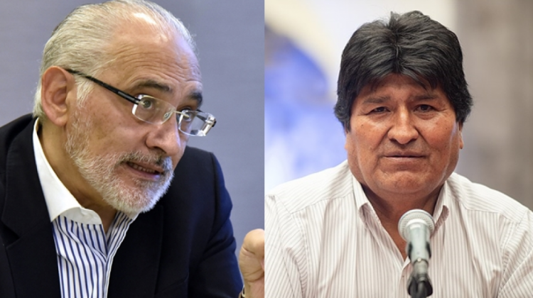 Carlos Mesa; Evo Morales Foto: Tomada de CNN; Radio Universo de Chile.