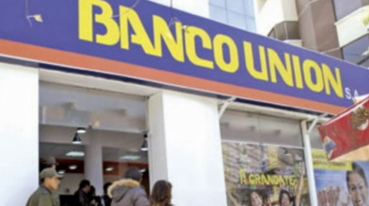 Una sucursal del Banco Unión. Foto Internet