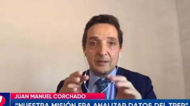Juan Manuel Corchado en entrevista con Bolivia TV. Foto: Captura