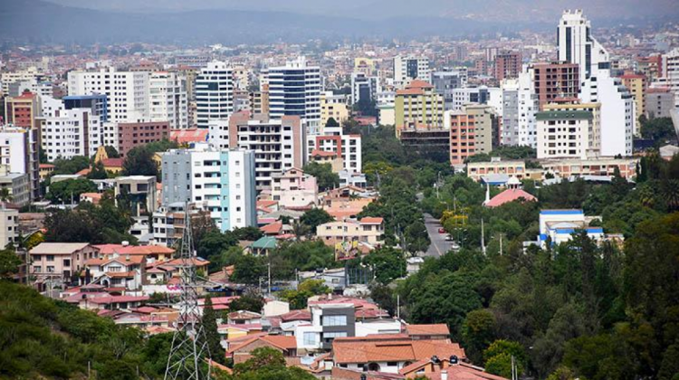 Ciudad de Cochabamba. Foto: Los Tiempos