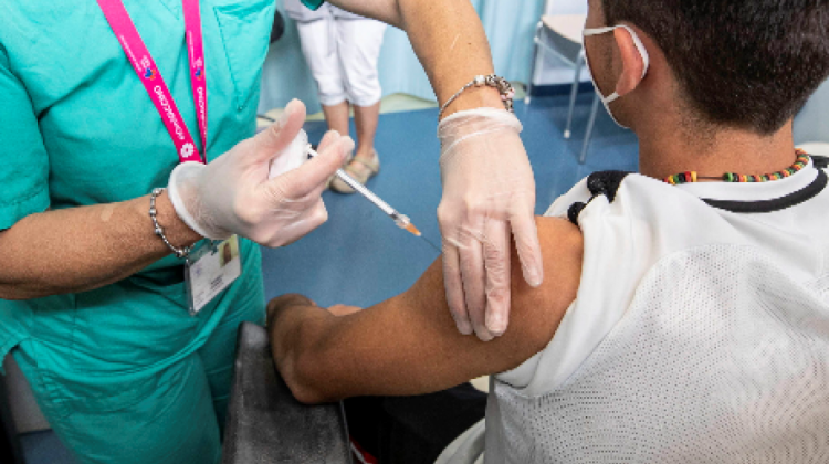 Vacunación en Chile. Foto. RRSS