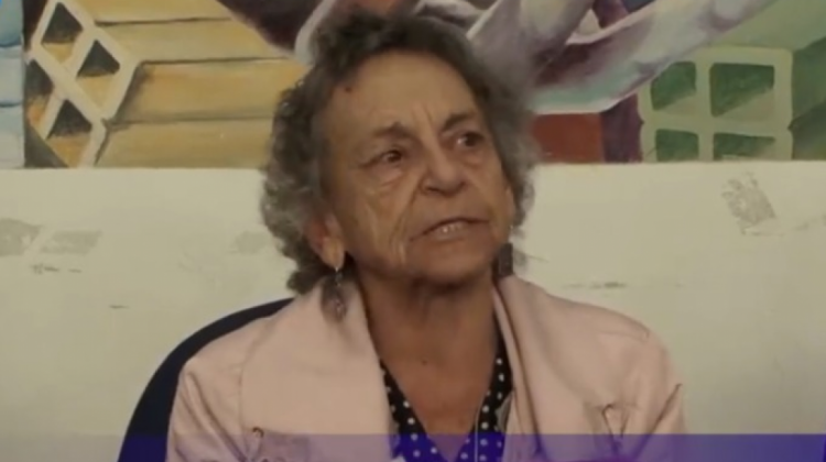 Presidenta de la APDHB, Amparo Carvajal. Foto: captura de video
