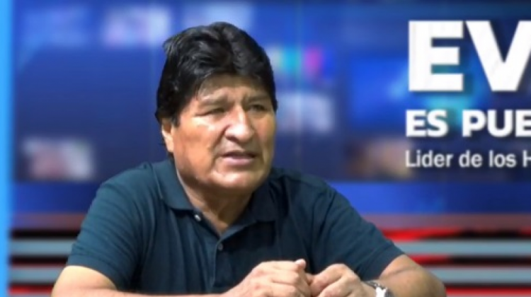 El expresidente Evo Morales. Foto: Captura de pantalla