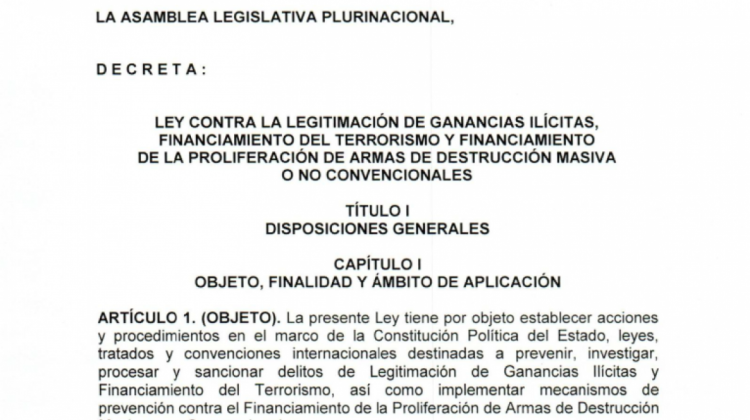 Foto: Captura de proyecto de ley antilegitimación.
