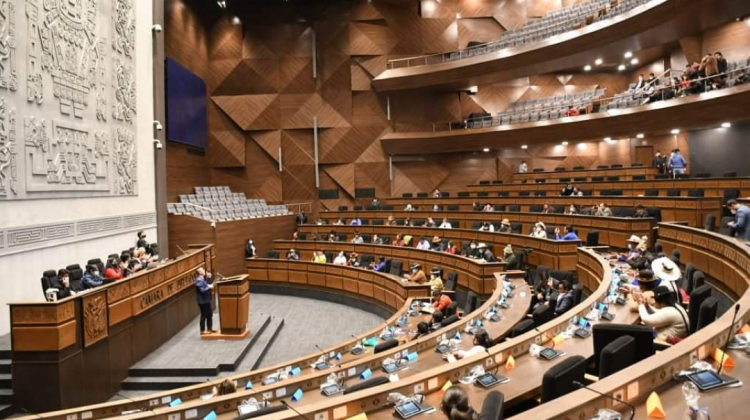Asamblea Legislativa de Bolivia. Foto: Cámara de Diputados.