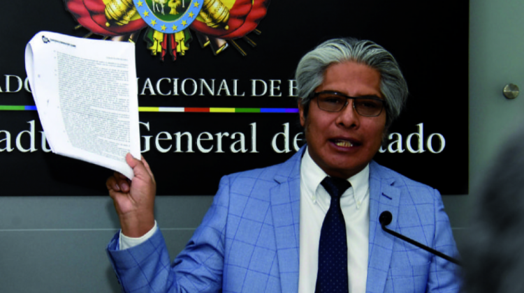 Procurador, Wilfredo Chávez. Foto: Abi