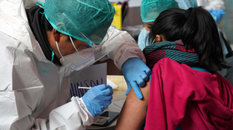 Vacunación en Bolivia. Foto. Archivo